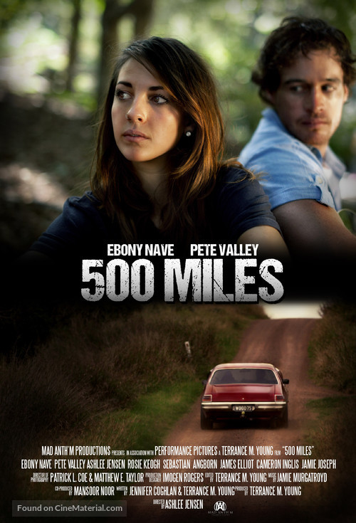 500 Miles - Australian Movie Poster