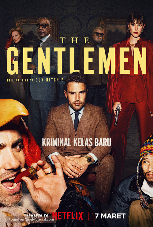 &quot;The Gentlemen&quot; - Indonesian Movie Poster