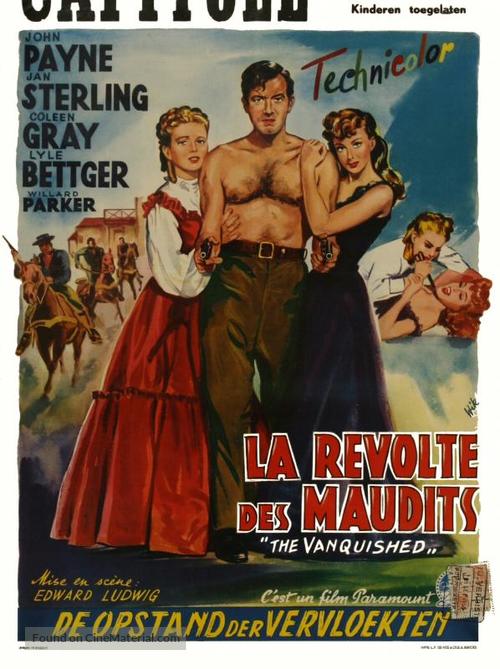 The Vanquished - Belgian Movie Poster