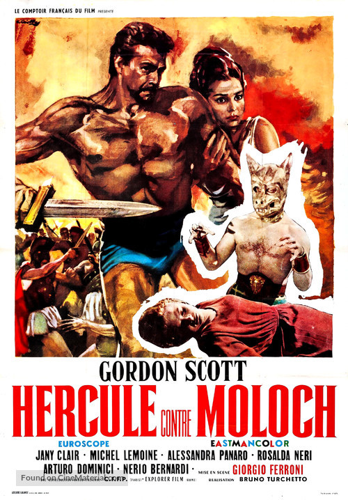 Ercole contro Molock - French Movie Poster
