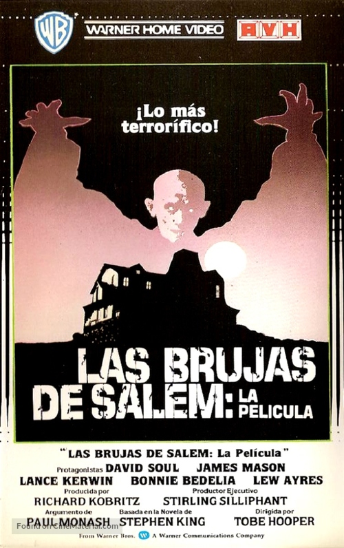 Salem&#039;s Lot - Argentinian VHS movie cover