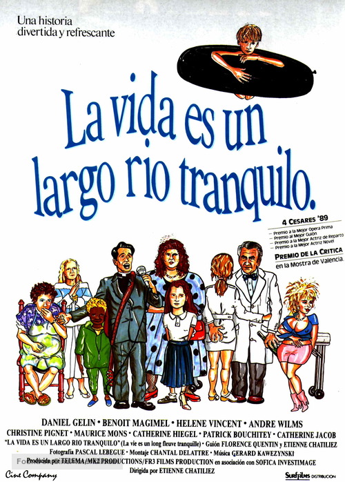 Vie est un long fleuve tranquille, La - Spanish Movie Poster