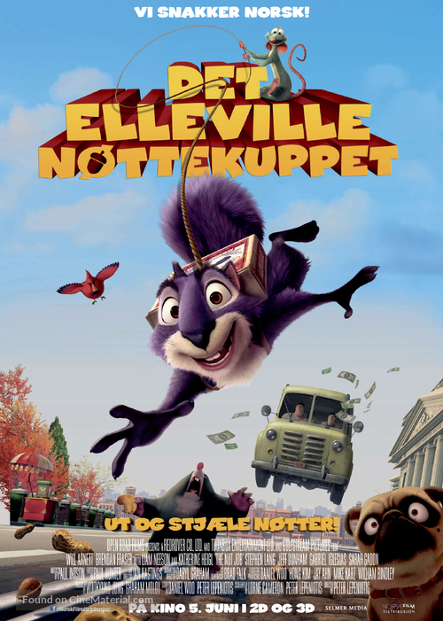 The Nut Job - Norwegian Movie Poster