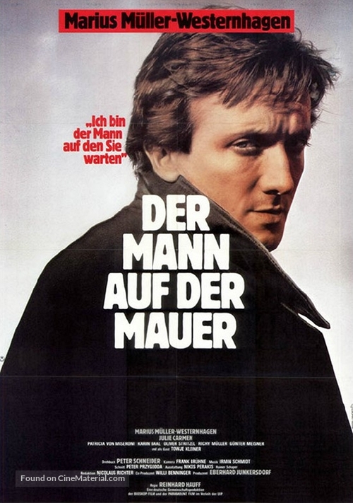 Der Mann auf der Mauer - German Movie Poster