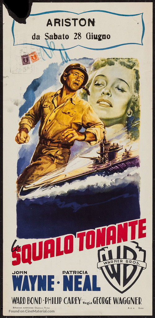 Operation Pacific - Italian Movie Poster
