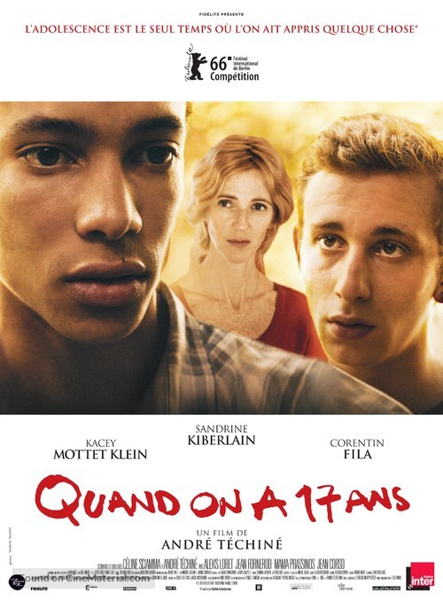 Quand on a 17 ans - French Movie Poster