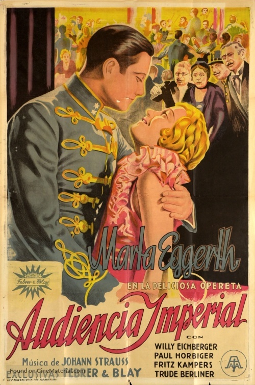 Kaiserwalzer - Spanish Movie Poster