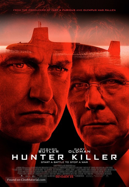 Hunter Killer - Canadian Movie Poster