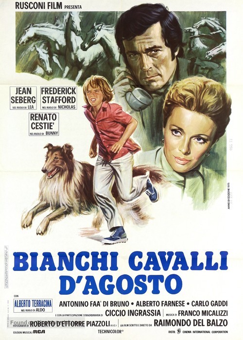 Bianchi cavalli d&#039;Agosto - Italian Movie Poster