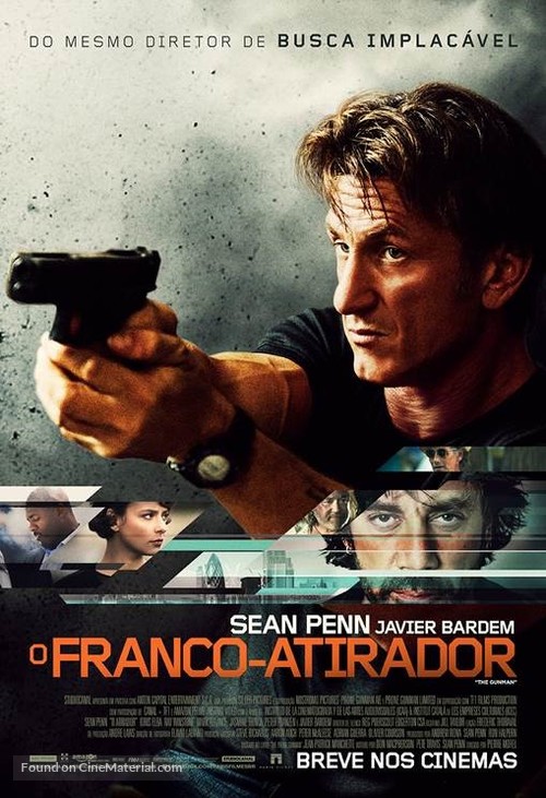 The Gunman - Brazilian Movie Poster