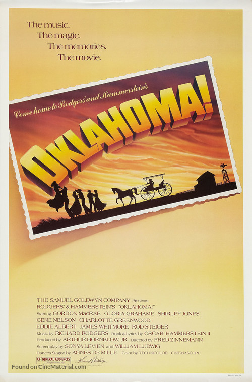 Oklahoma! - Re-release movie poster