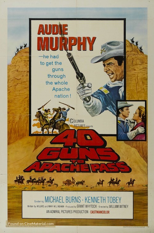40 Guns to Apache Pass - Movie Poster
