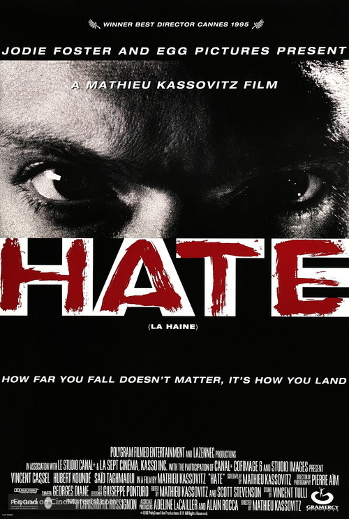 La haine - Movie Poster