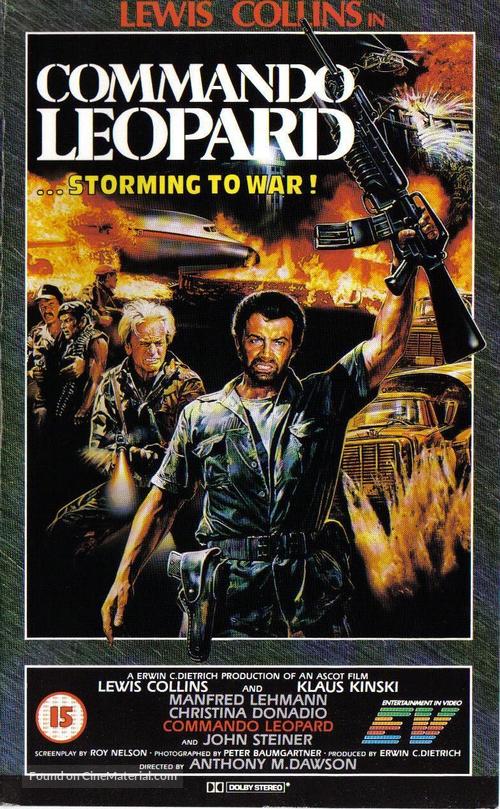 Kommando Leopard - British VHS movie cover