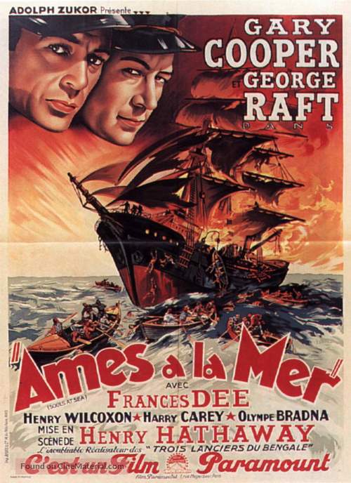 Souls at Sea - French Movie Poster