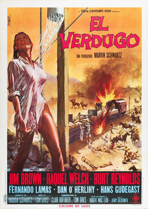 100 Rifles - Italian Movie Poster