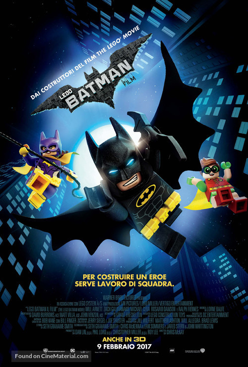 The Lego Batman Movie - Italian Movie Poster