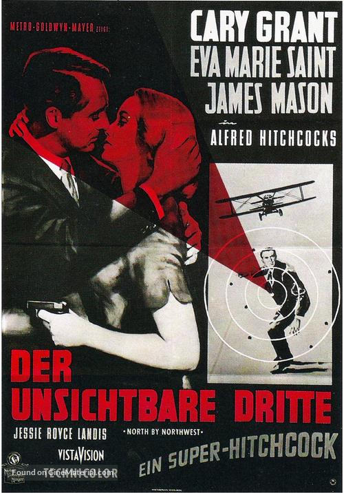 North by Northwest - German Movie Poster