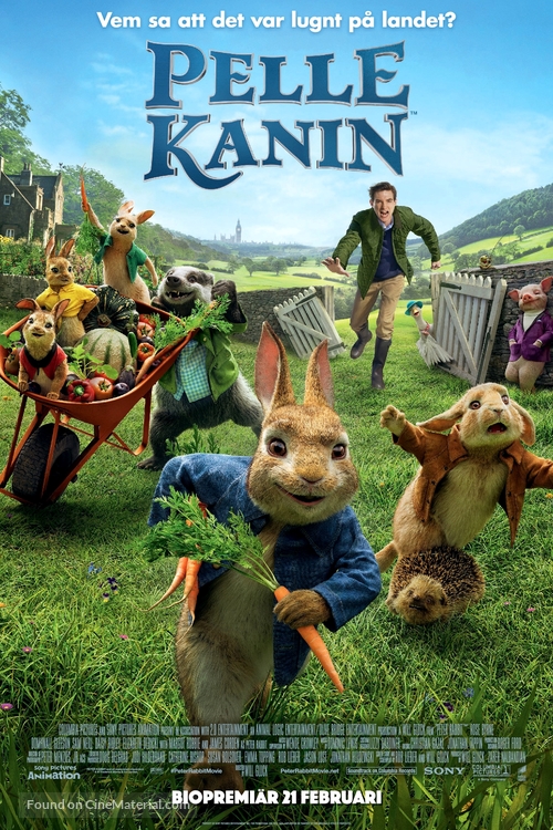 Peter Rabbit - Swedish Movie Poster