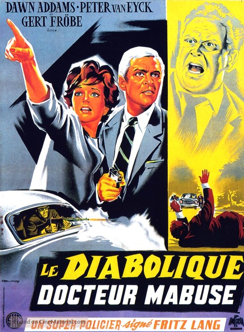 Die 1000 Augen des Dr. Mabuse - French Movie Poster