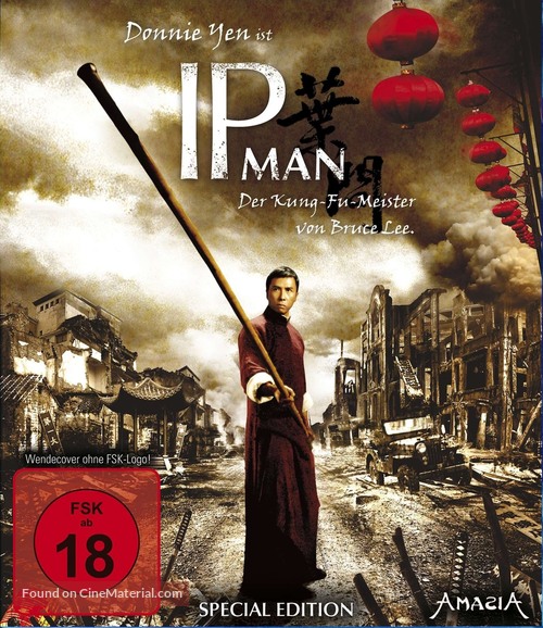 Yip Man - German Blu-Ray movie cover