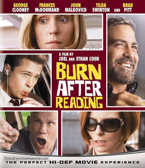 Burn After Reading - Blu-Ray movie cover