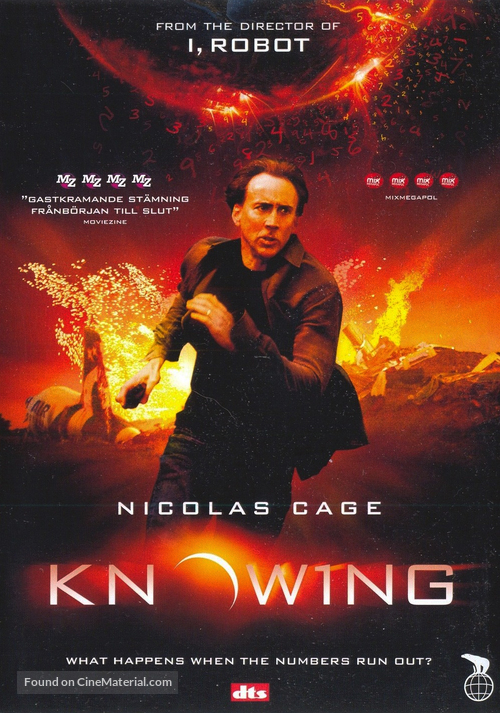 Knowing - Swedish Movie Cover