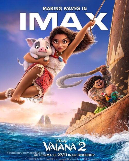 Moana 2 - Belgian Movie Poster