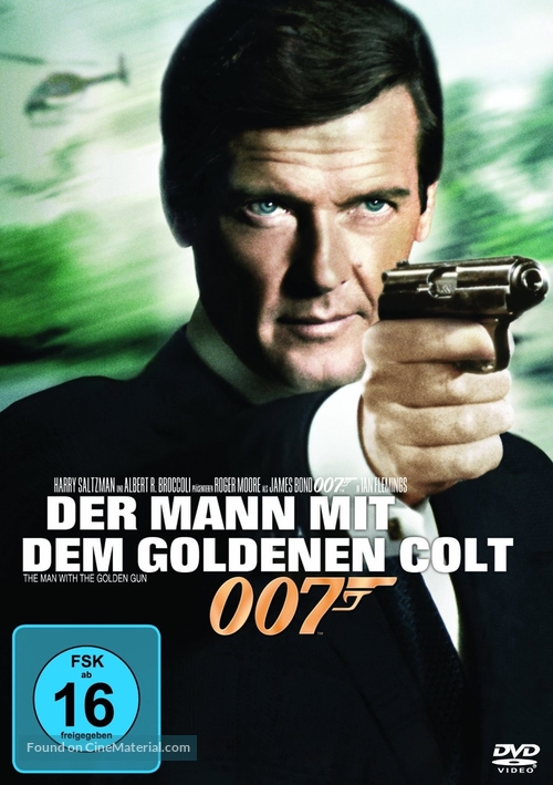 The Man With The Golden Gun - German DVD movie cover
