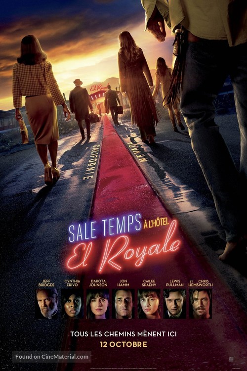 Bad Times at the El Royale - French Movie Poster