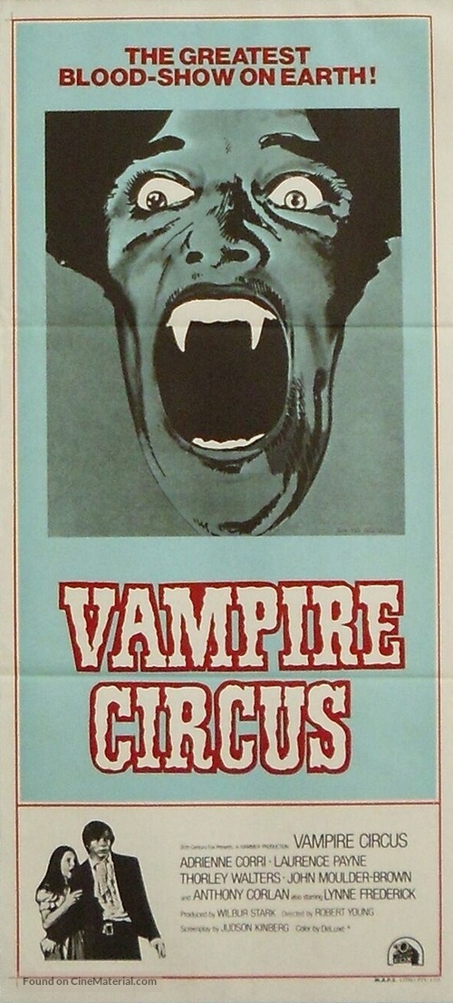 Vampire Circus - Australian Movie Poster