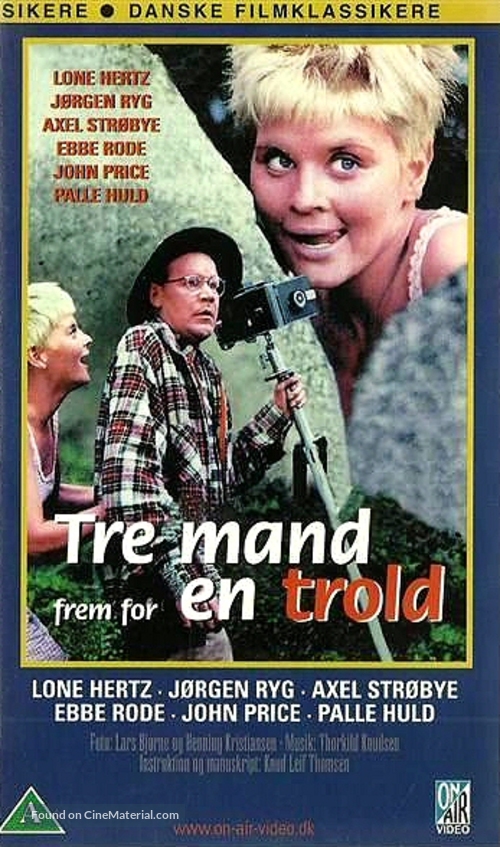 Tre mand frem for en trold - Danish VHS movie cover