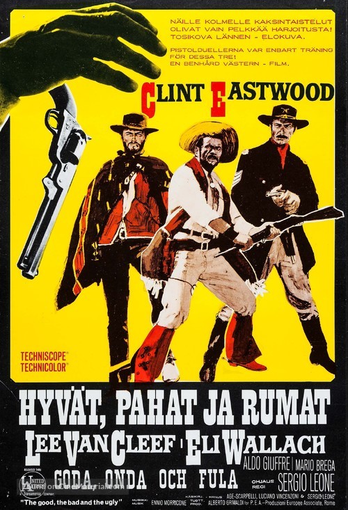 Il buono, il brutto, il cattivo - Finnish Movie Poster