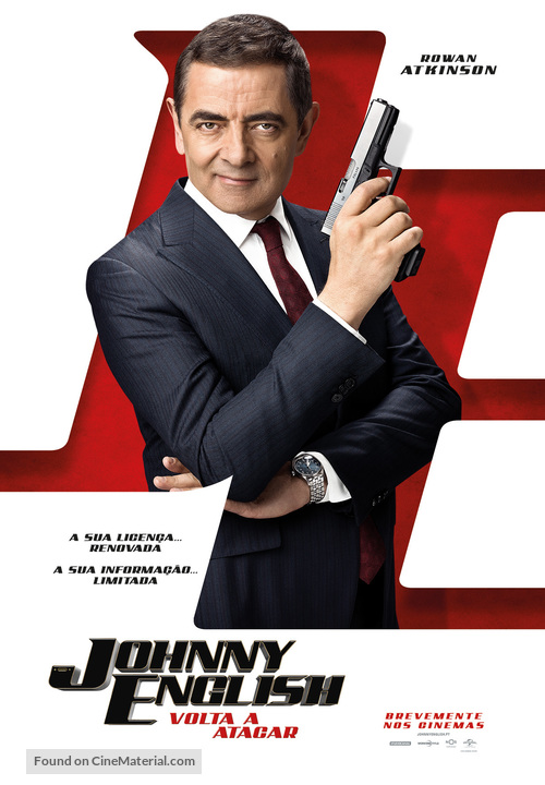 Johnny English Strikes Again - Portuguese Movie Poster