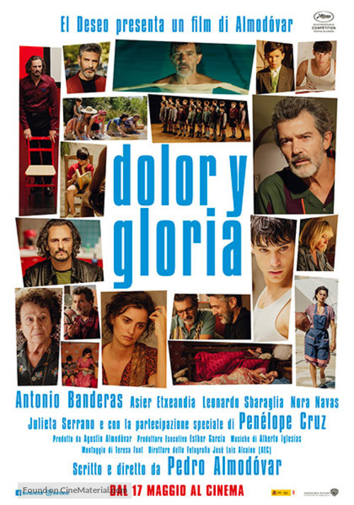 Dolor y gloria - Italian Movie Poster