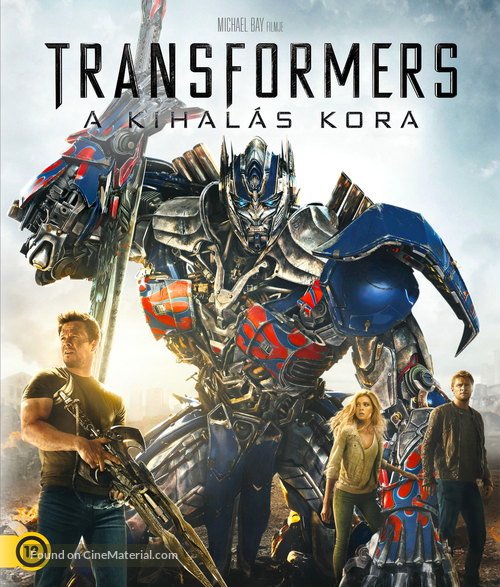 Transformers: Age of Extinction - Hungarian Blu-Ray movie cover