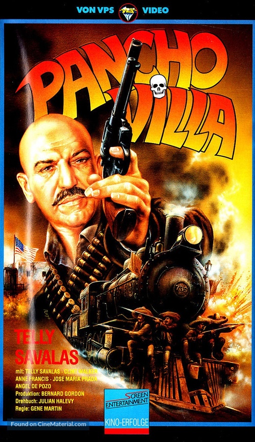 Pancho Villa - German VHS movie cover