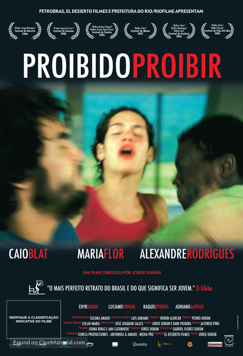 Proibido Proibir - Brazilian Movie Poster