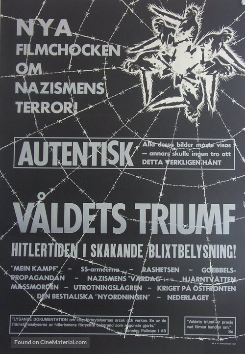 Obyknovennyy fashizm - Swedish Movie Poster