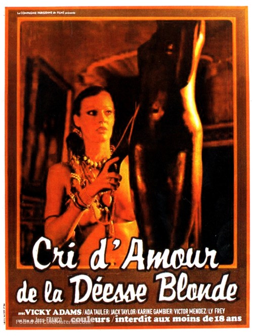 Der ruf der blonden G&ouml;ttin - French Movie Poster