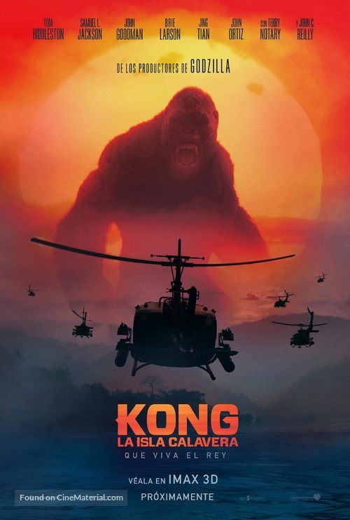 Kong: Skull Island - Mexican Movie Poster