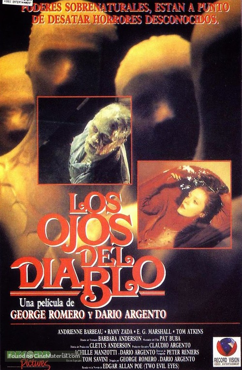Due occhi diabolici - Chilean VHS movie cover