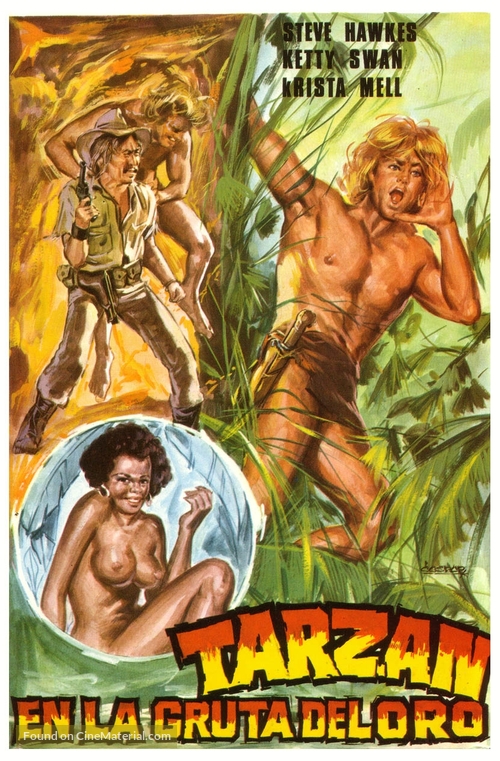 Tarz&aacute;n en la gruta del oro - Spanish Movie Poster