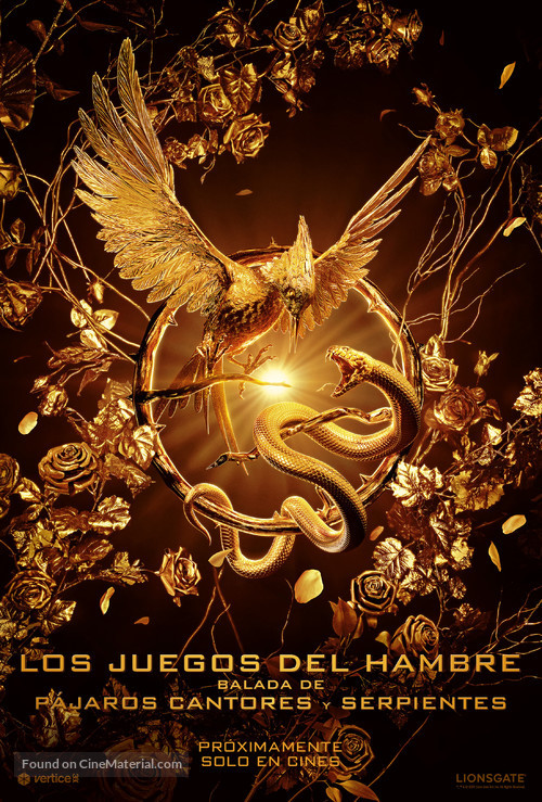 The Hunger Games: The Ballad of Songbirds and Snakes - Spanish Movie Poster