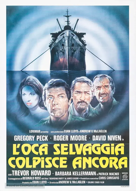 The Sea Wolves (1980) Italian movie poster