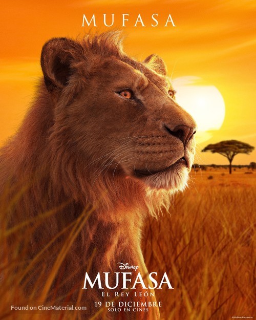 Mufasa: The Lion King - Mexican Movie Poster