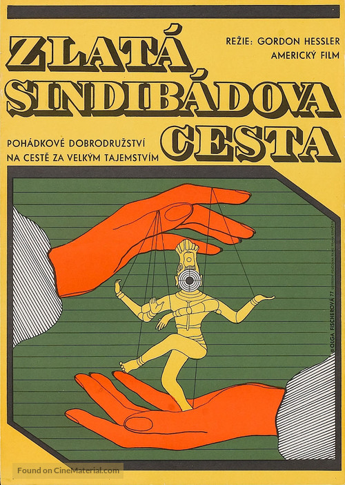 The Golden Voyage of Sinbad - Czech Movie Poster