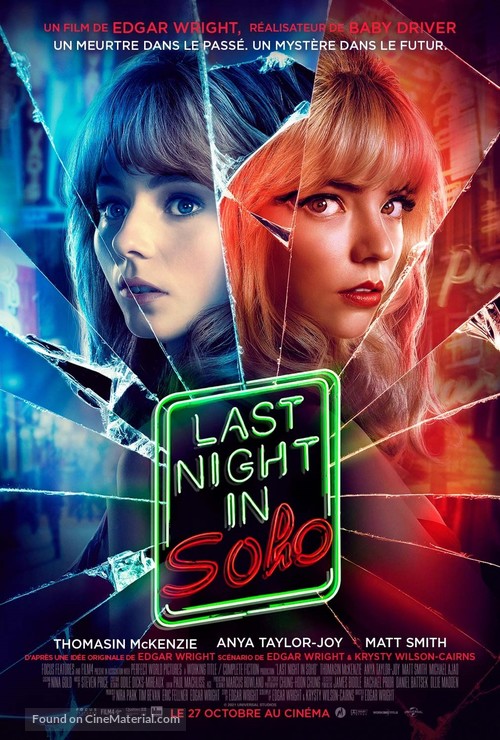 Last Night in Soho - French Movie Poster