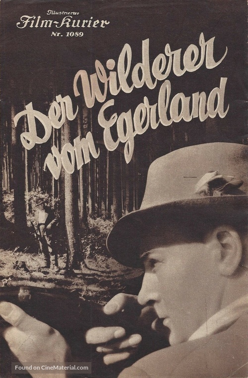 Der Wilderer vom Egerland - German poster