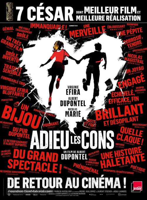 Adieu les cons - French Movie Poster